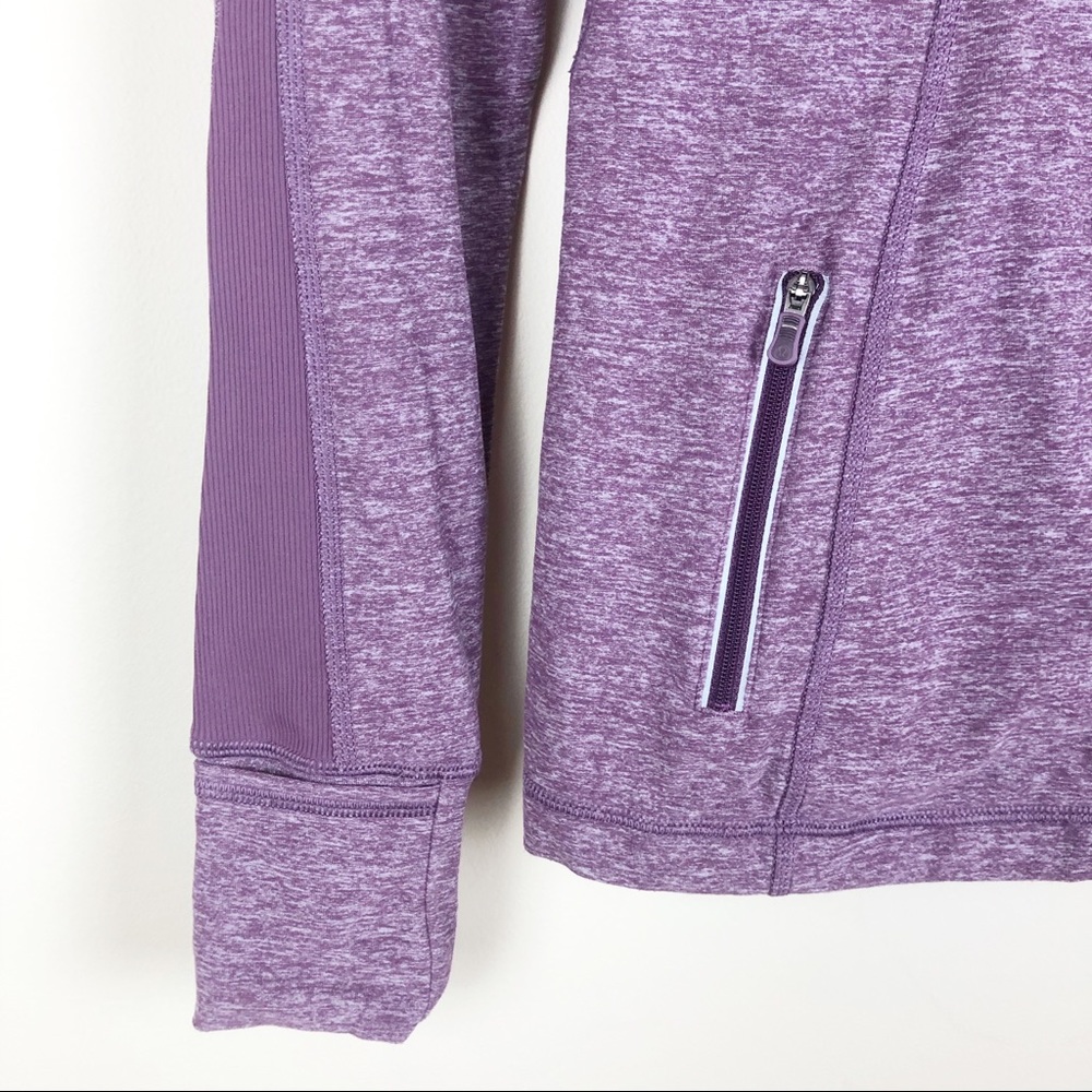 Lululemon Run Full Tilt 4 Muted Mauve 1/2 Zip Htf - image 8